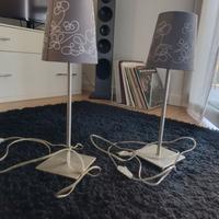 Lampadario ROMANTICO e lampade comodini abbinate
