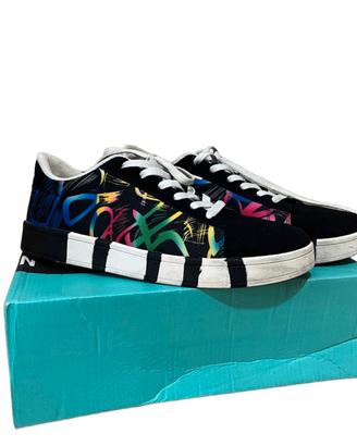 Sneakers unisex con stampa multicolor numero 43