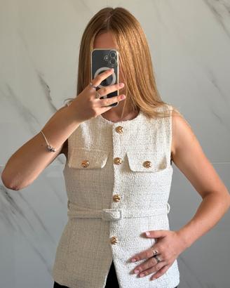 Gilet elegante stile blazer