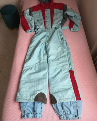 Tuta neve sci uomo it 46 vintage descente