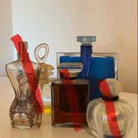 Lotto di  5 bottigliette vuote vintage