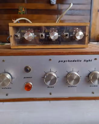 Impianto luci psichedeliche anni '60 vintage