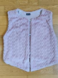 Pelliccia smanicata sintetica