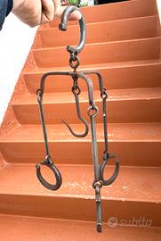 Gancio Antico Per Salami Macelleria Fatto A Mano