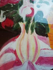 tavolino con dipinto 