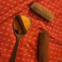 specchio e spazzole antiquariato