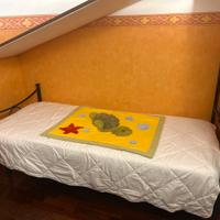 Letto singolo anticato