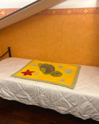 Letto singolo anticato