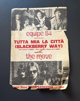 Spartito d’epoca "Tutta mia la città"