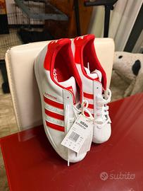 Superstar bianche rosse