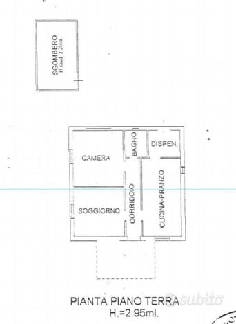 PORZIONE DI BIFAMILIARE CON GIARDINO IN COMUNE