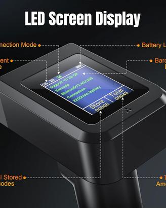 scanner codici barre 1d 2d qr bluetooth wireless
