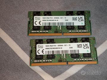 RAM DDR4 SODIMM 32GB KIT 2X16GB SK HYNIX 3200MHZ
