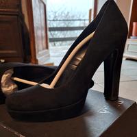 Décolleté nere scamosciate 