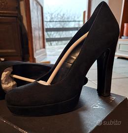 Décolleté nere scamosciate 