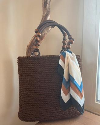Borsa poschette e foulard