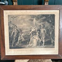 Rara stampa antica - Ersilia tra Romani e Sabini