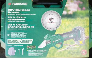 Nuovo!Forbice Tagliarami Parkside batteriaGARANZIA