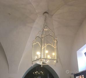 Coppia di Lampadari a Lanterna