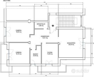 RIVOLI QUADRILOCALE VUOTO : 600 euro
