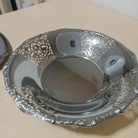 porta frutta Alfra Alessi in acciaio 