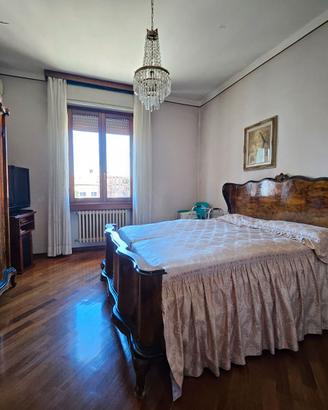Letto matrimoniale radica barocco anni ’50