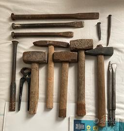 Martello mazzuola scalpelli  punte demolitore