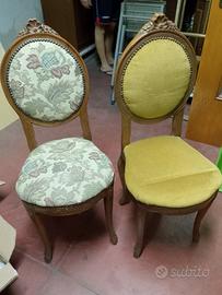 coppia sedie vintage