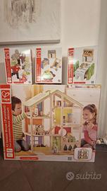 Hape Casa 4 Stagioni in Legno con accessori