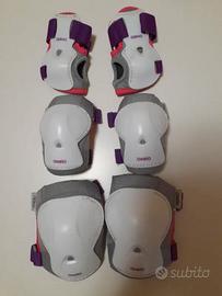 Protezioni bambina pattini/monopattini/skate Oxelo