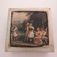 Cofanetto in legno con immagine