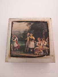 Cofanetto in legno con immagine