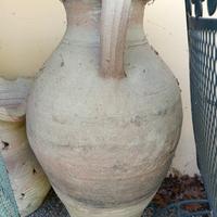 vaso / anfora in terracotta lavorato 