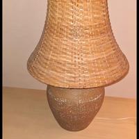 Vaso in vimini vintage