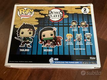 Tanjiro & nezuko funko pop slayer special edition