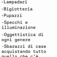   ritiro antiquariato vintage