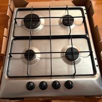 Piano cottura  50 cm 4 fuochi inox