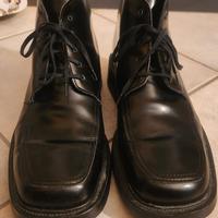 Stivaletti neri eleganti con lacci tg 45