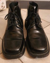 Stivaletti neri eleganti con lacci tg 45