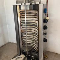 Girarrosto kebab gyros doner elettrico completa