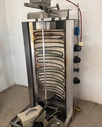 Girarrosto kebab gyros doner elettrico completa
