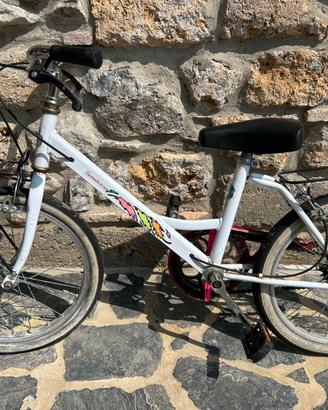 Bicicletta bimba 3/6 anni ruote diam 18’’