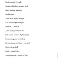 Vinili techno, tech house, ambient, elettronica…