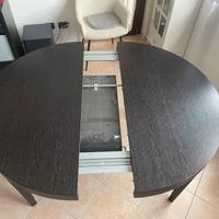 tavolo rotondo allungabile
