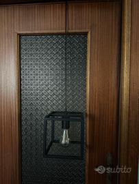 Lampadari industriali in metallo nero