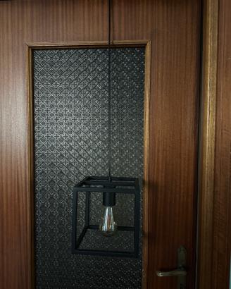 Lampadari industriali in metallo nero