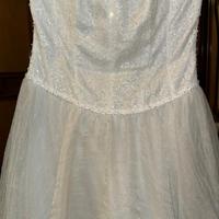 Abito da sposa bianco con Swarovski