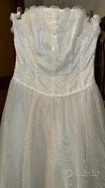 Abito da sposa bianco con Swarovski