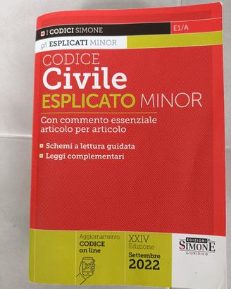 Codice civile esplicato  2022