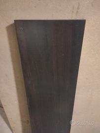 3 Mensole con pioli a scomparsa Nero Rovere Ikea